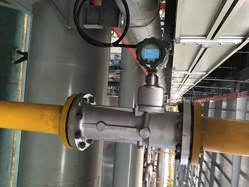 不銹鋼旋進旋渦流量計現場安裝使用圖